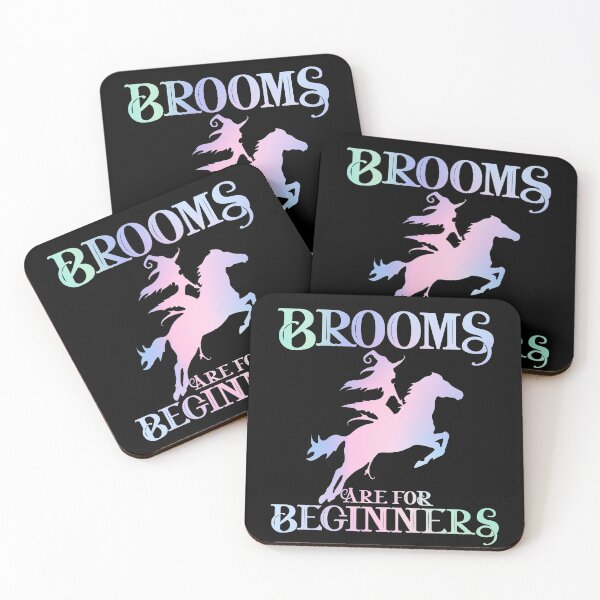 Item preview, Brooms Are For Beginners Funny-Horse Riding Witch Halloween designed and sold by Mixture-DESIGN.