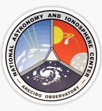 National Astronomy and Ionosphere Center (NAIC) Logo Sticker