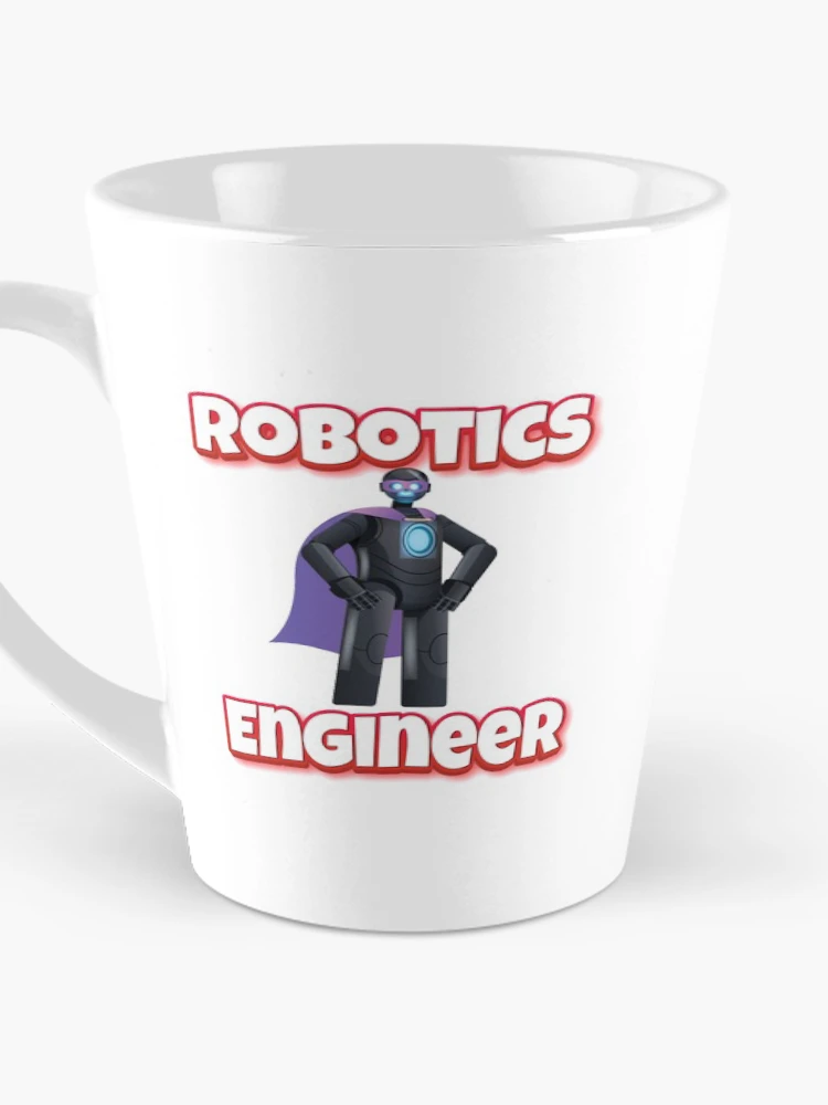 Thumbnail 3 of 4, Coffee Mug, Robotics Engineer Superhero designed and sold by ProjectRobotics.
