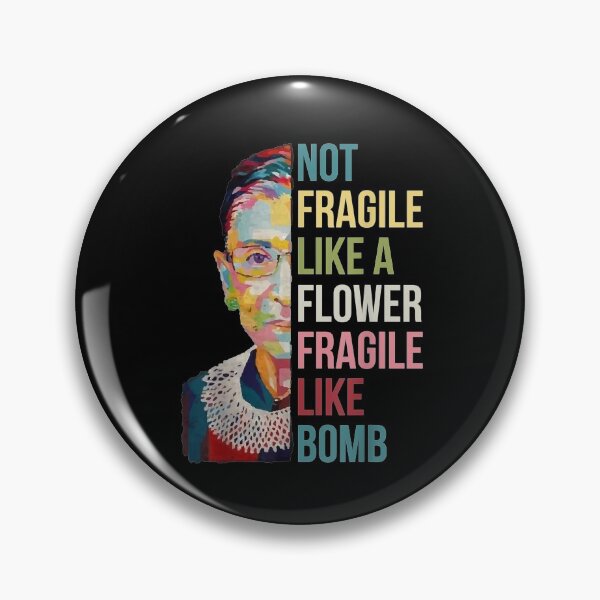 Item preview, Womens Not fragile like a flower fragile like a bomb designed and sold by georgebuckart.