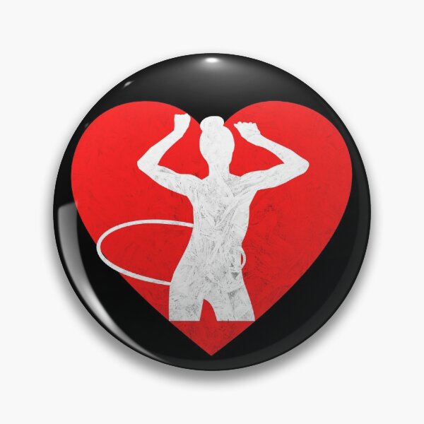 Item preview, Heart Hula Hulahoop ladies I love Hula motif designed and sold by DerNerd.
