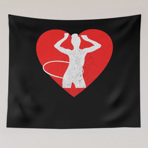 Item preview, Heart Hula Hulahoop ladies I love Hula motif designed and sold by DerNerd.