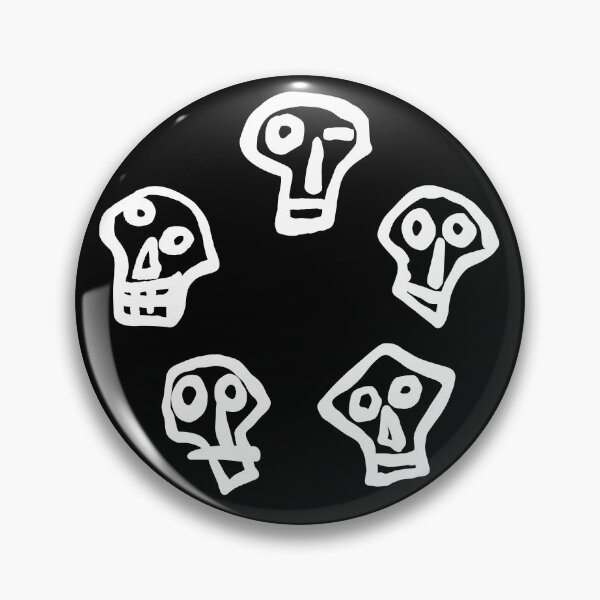 Artikelvorschau, Mighty Boosh Totenköpfe Weiß entworfen und verkauft von Jessica Sinclair.