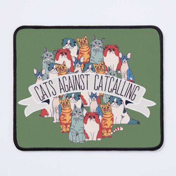 Item preview, Cats against catcalling -center banner designed and sold by PincGeneral.