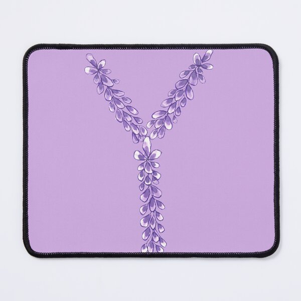 Item preview, Lavender Letter Y Hand Drawn in Watercolor and Ink designed and sold by EndlessDoodles.
