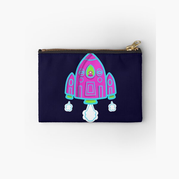 Item preview,  pink spaceship sticker,  astronaut Sticker, Water bottle, Laptop, Cars, Notebook, Phones, pattern designed and sold by juartshop.
