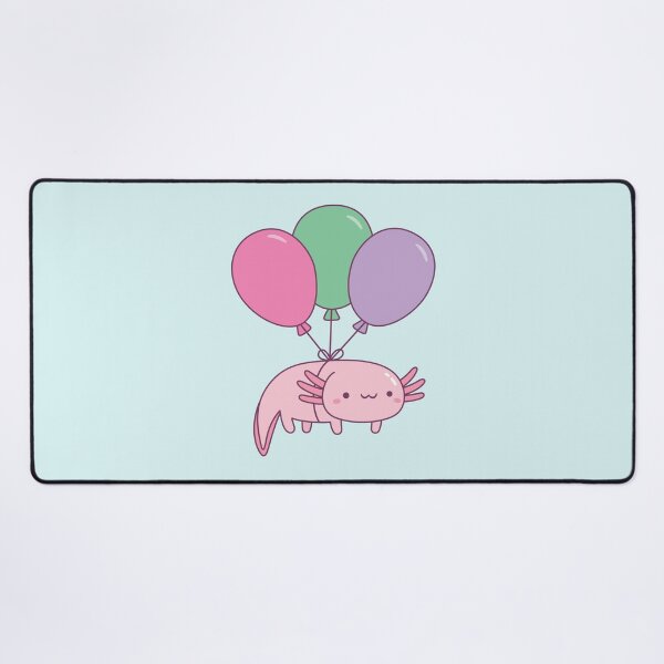 Item preview, Balloons and Cute Axolotl Doodle designed and sold by rustydoodle.