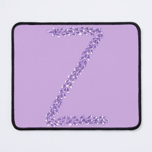 Item preview, Lavender Letter Z Hand Drawn in Watercolor and Ink designed and sold by EndlessDoodles.