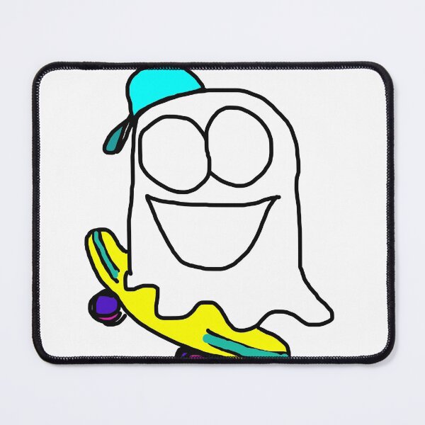 Item preview, Skateboard happy stylish ghost designed and sold by MacaMacaMaca.