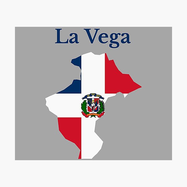 Artikelvorschau, La Vega Provinz Kartendesign, Dominikanische Republik. entworfen und verkauft von marosharaf.