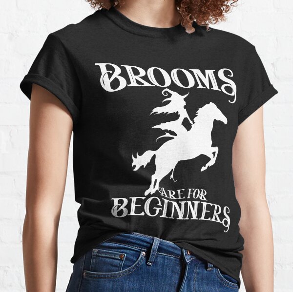 Item preview, Brooms Are For Beginners Funny Witch Halloween designed and sold by Mixture-DESIGN.