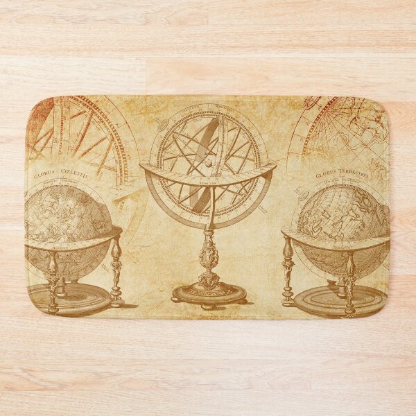 Item preview, Vintage Globes - World Map designed and sold by cannevas.