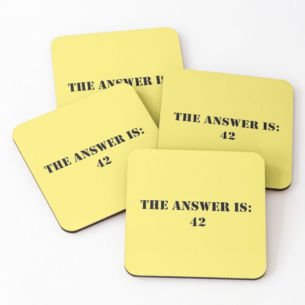Item preview, The answer is: 42 designed and sold by -vage-.