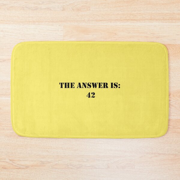 Item preview, The answer is: 42 designed and sold by -vage-.