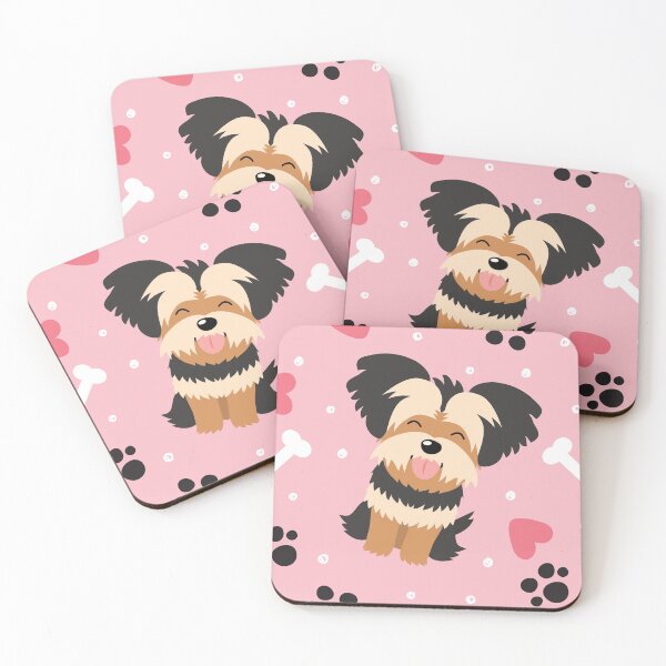 Item preview, LOVE Black and Tan Morkie Yorkie designed and sold by Lulupainting.