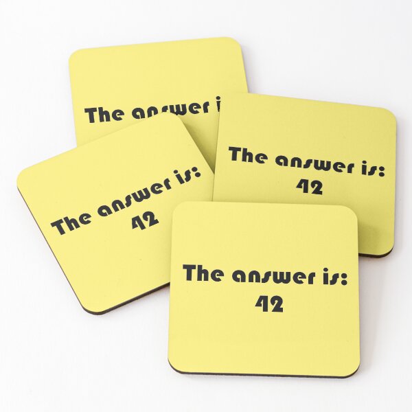 Item preview, The answer is: 42 designed and sold by -vage-.
