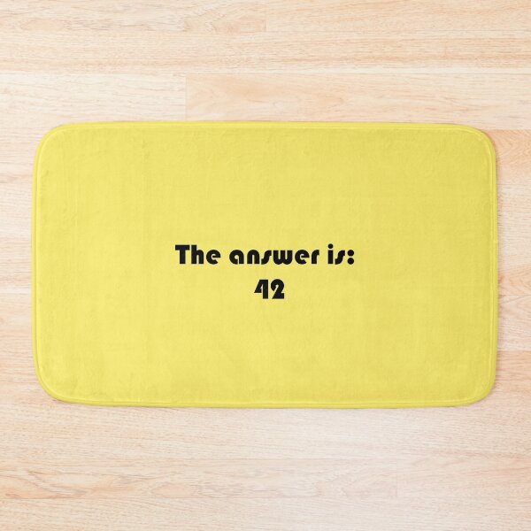 Item preview, The answer is: 42 designed and sold by -vage-.