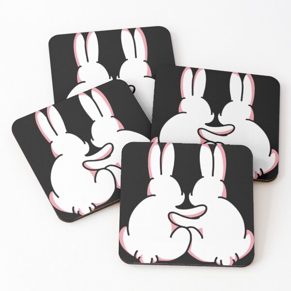 Item preview, Bunny Couple for Rabbit Lovers  designed and sold by Ambivalent950.