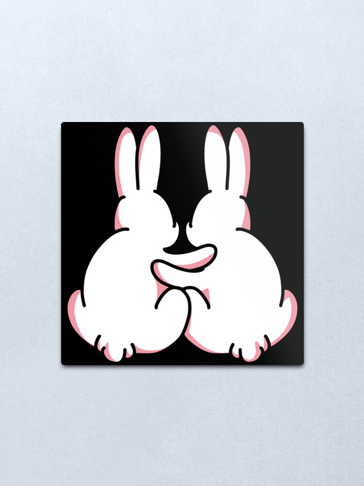 Lámina metálica «Pareja de conejos para amantes de los conejos» de Ambivalent950 | Redbubble Lámina metálica «Pareja de conejos para amantes de los conejos» de Ambivalent950 | Redbubble