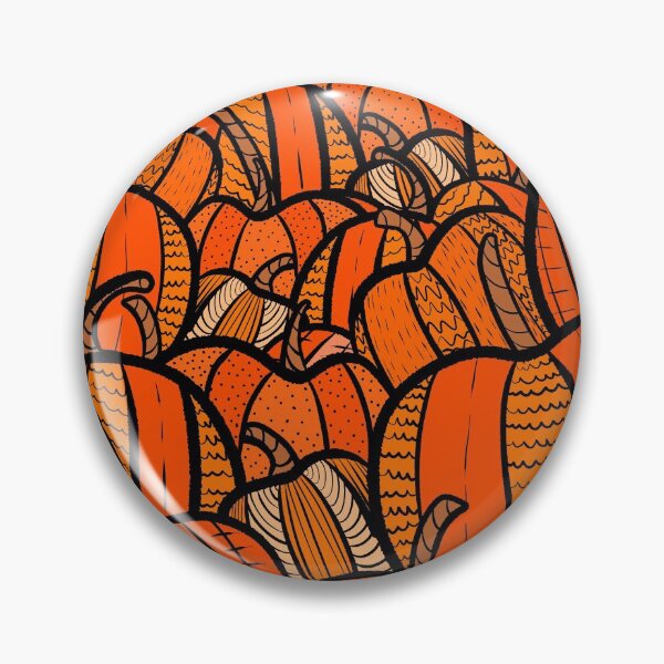 Item preview, Deep orange pumpkins  designed and sold by Swadeillustrations.