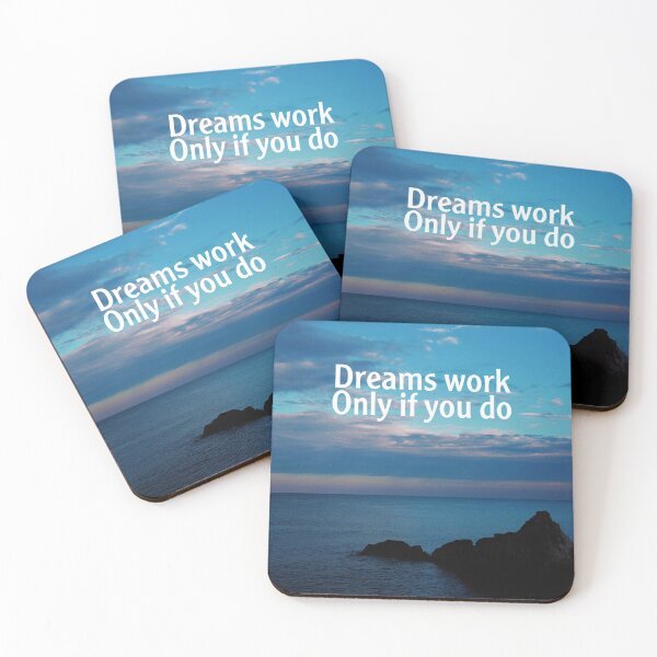 Item preview, "Dreams Work Only If You Do" // designed and sold by Art by Maria Milenova.