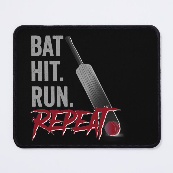 Item preview, Bat hit run repeat Cricket Sports Fan designed and sold by PincGeneral.