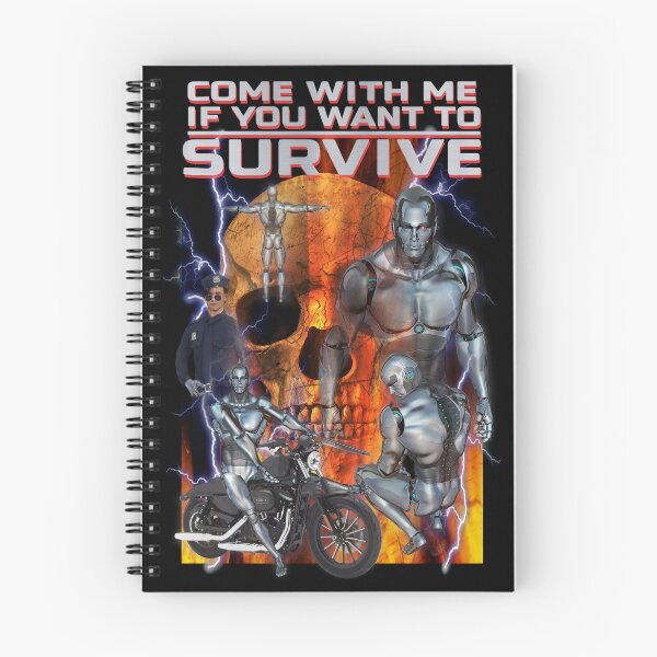 Item preview, Come With Me If You Want To SURVIVE Knock Off Terminating Robots From The Future Off Brand Boot designed and sold by blueversion.