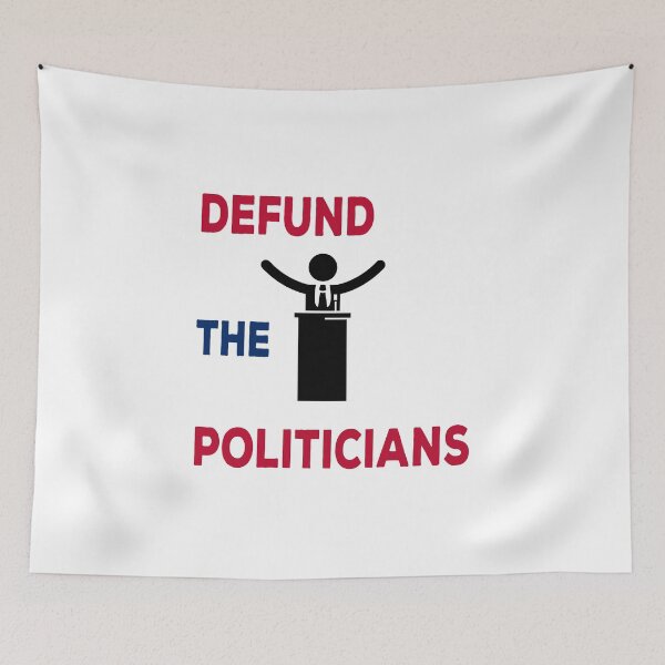 Item preview, Defund The Politicians Sticker designed and sold by KODGraphics.