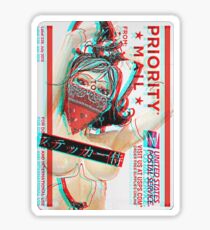 label 228 sticker samurai Sticker