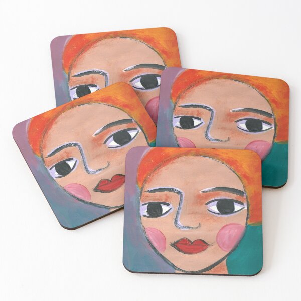 Item preview, Girl with Orange Hair designed and sold by Debby Haskard-Strauss.