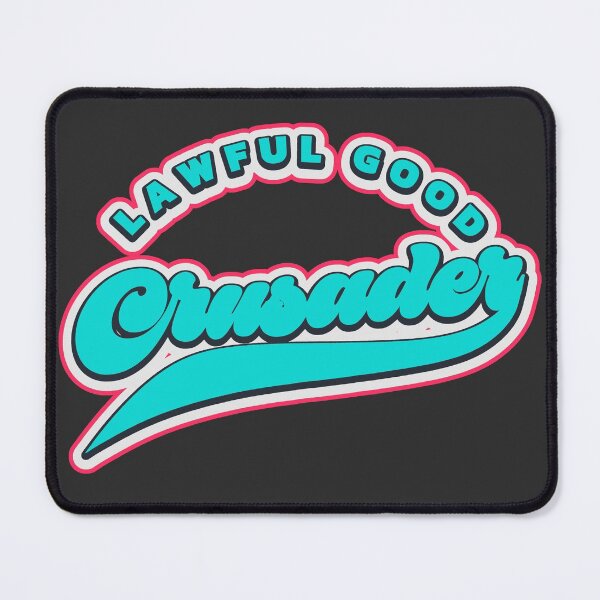 Item preview, Lawful Good Crusader - Aqua designed and sold by Chubuter.