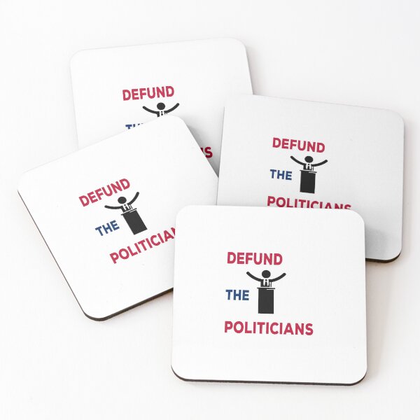 Aperçu de l'œuvre Defund les politiciens Sticker créée et vendue par KODGraphics.