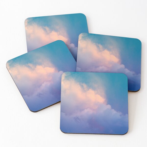 Item preview, Chic Blue Color with Gradient Rainbow Cloud designed and sold by jeanyun48.