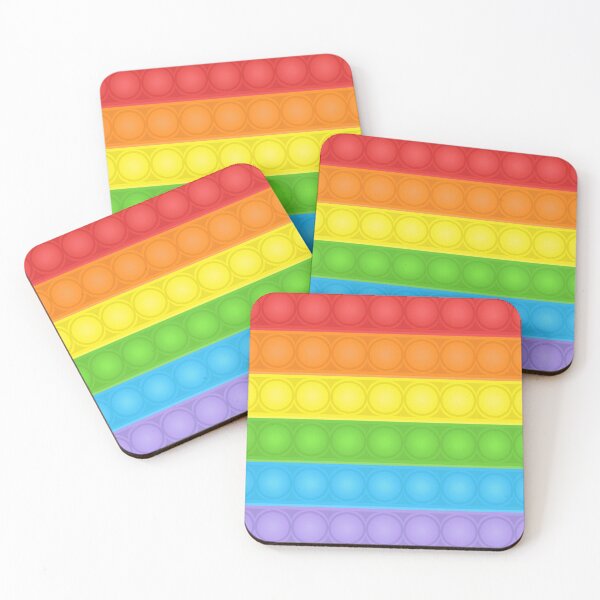 Item preview, Pop It Fidget Art Rainbow Pattern Design designed and sold by boopsblunt.