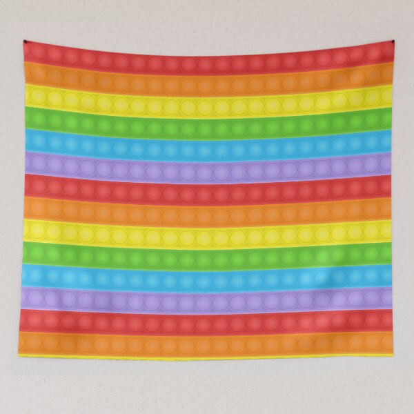 Item preview, Pop It Fidget Art Rainbow Pattern Design designed and sold by boopsblunt.