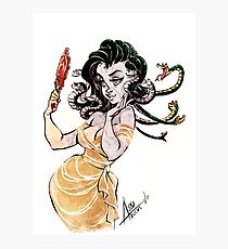 Madusa Problems Photographic Print
