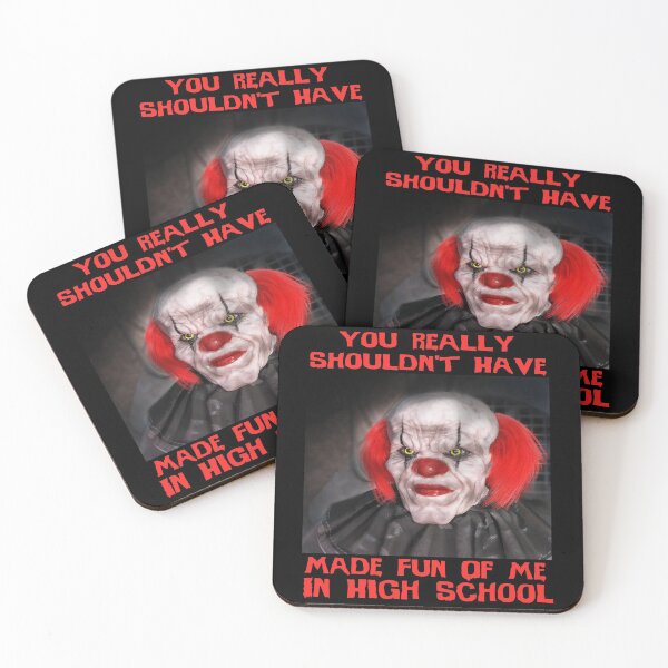 Item preview, Scary Halloween Goth Horror Clown You Shouldn't Have Made Fun of Me Shirt designed and sold by blueversion.
