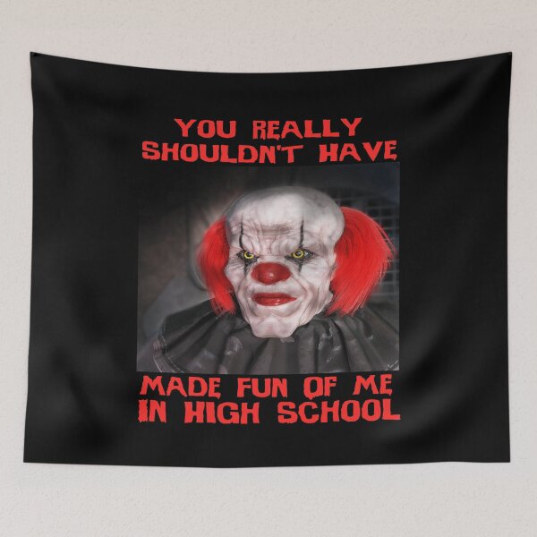 Item preview, Scary Halloween Goth Horror Clown You Shouldn't Have Made Fun of Me Shirt designed and sold by blueversion.