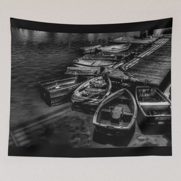 Item preview, Monochrome Dinghies At Sunderland Marina designed and sold by axp7884.