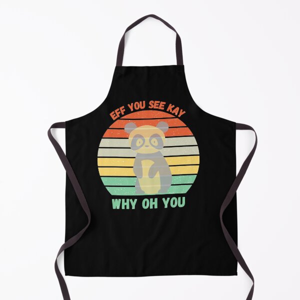 Item preview, Eff You See Kay Why Oh You | Retro Vintage Panda Sunset Design designed and sold by D-Shirt-More.