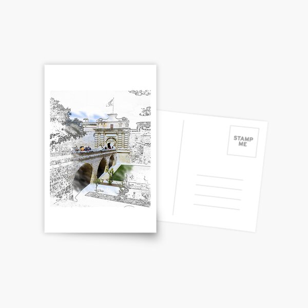 Item preview, City gate of Mdina in Malta designed and sold by frankuffmann.