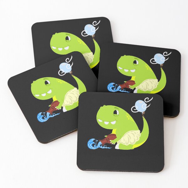 Item preview, Cute Aquarius Zodiac Sign Astrology T-Rex Dinosaur Horoscope designed and sold by RJ-Art.