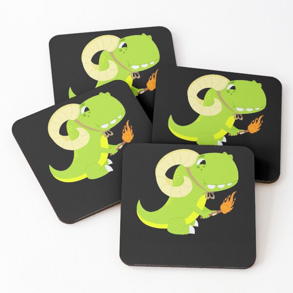 Item preview, Cute Aries Zodiac Sign Astrology T-Rex Dinosaur Horoscope designed and sold by RJ-Art.