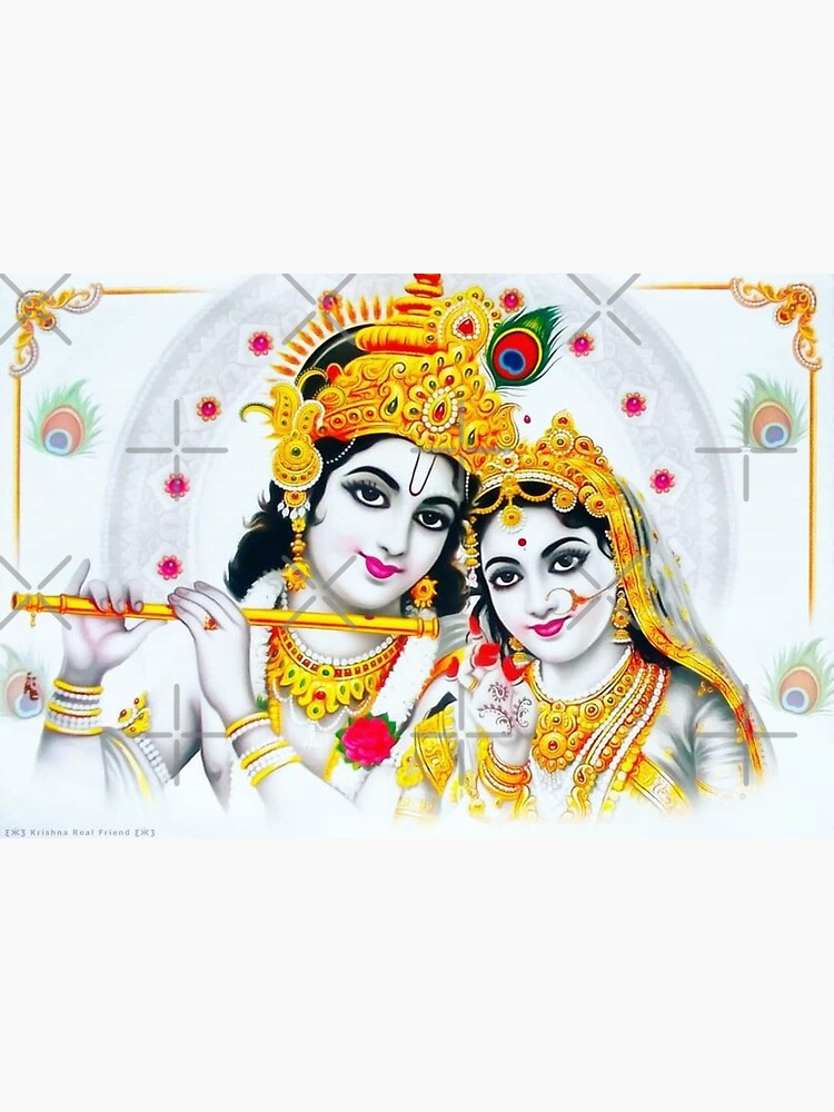 Krishna Radha  Art Board Print for Sale by banothsonu