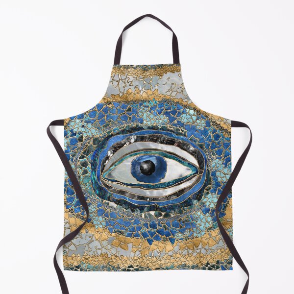 Item preview, Evil Eye Amulet Geodes and Crystals designed and sold by k9printart.