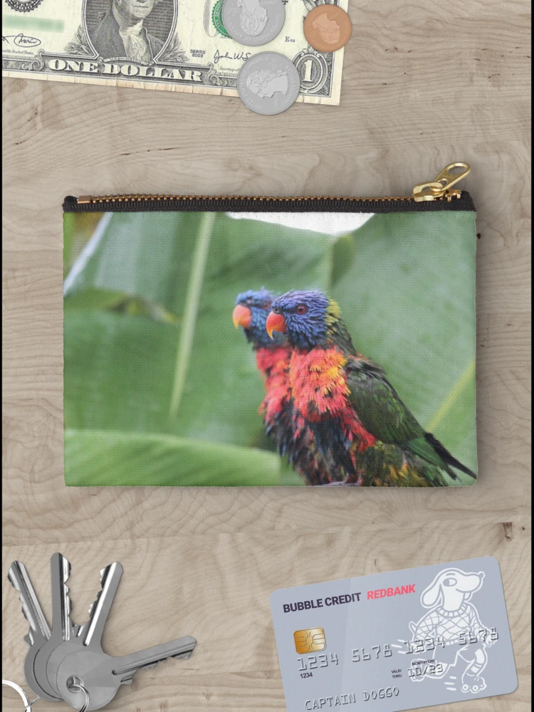 Thumbnail 3 of 4, Zipper Pouch, Mirror Image designed and sold by Cathie Trimble.