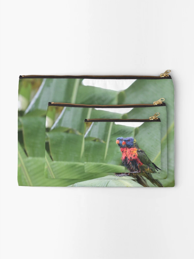 Thumbnail 2 of 4, Zipper Pouch, Mirror Image designed and sold by Cathie Trimble.