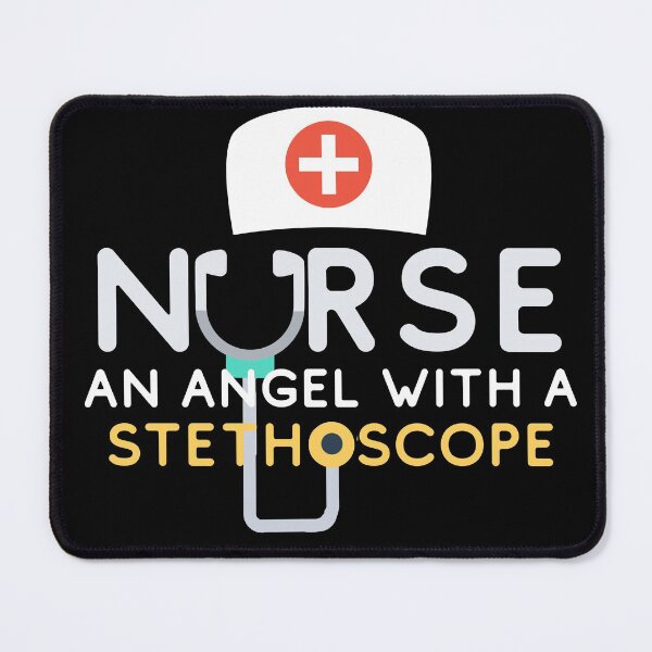 Item preview, Nurse Appreciation Week - Nurse an Angel with a stethoscope designed and sold by PincGeneral.