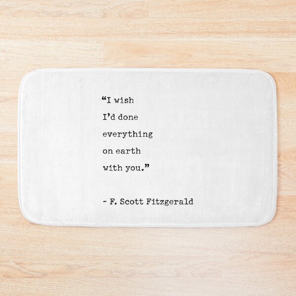 Item preview, F. Scott Fitzgerald quote designed and sold by corbrand.