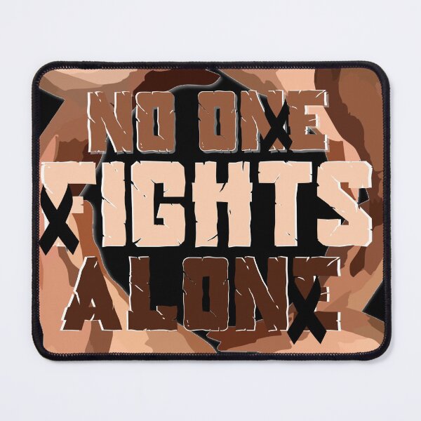 Item preview, Melanoma skin cancer awareness No one fights alone designed and sold by PincGeneral.